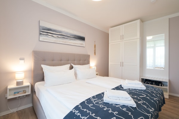 Foto van Appartement met uitzicht op het park - Vakantiehuis in Travemünde - BedRoom