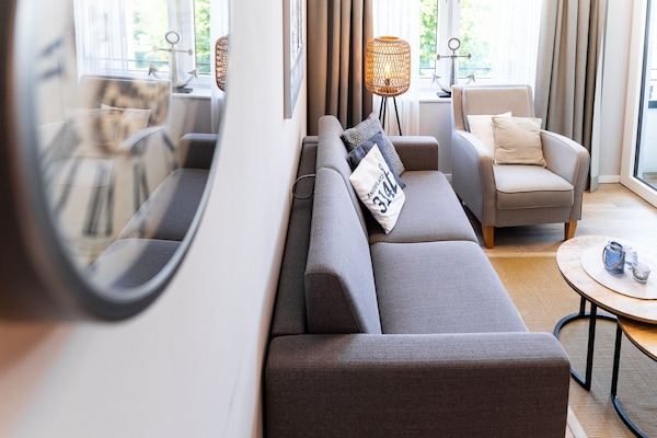 Foto van Appartement met uitzicht op het park - Vakantiehuis in Travemünde - LivingRoom