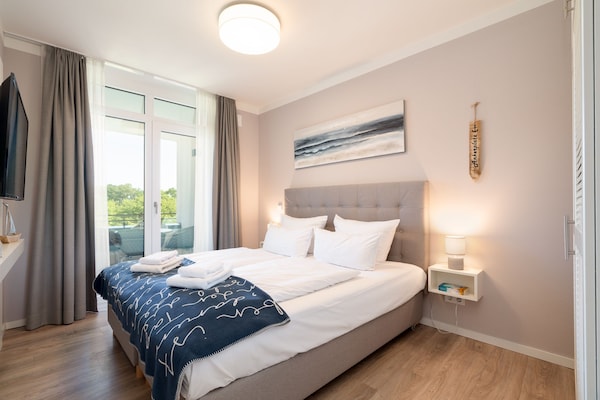 Foto van Appartement met uitzicht op het park - Vakantiehuis in Travemünde - BedRoom
