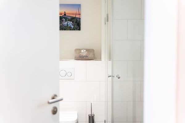 Foto van Appartement met uitzicht op het park - Vakantiehuis in Travemünde - BathRoom