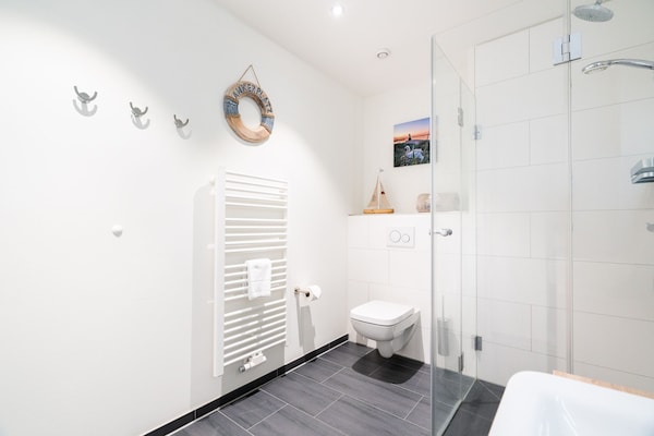 Foto van Appartement met uitzicht op het park - Vakantiehuis in Travemünde - BathRoom