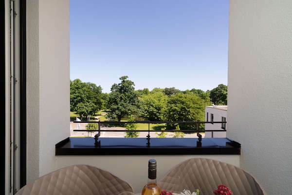 Foto van Appartement met uitzicht op het park - Vakantiehuis in Travemünde - TerraceBalcony