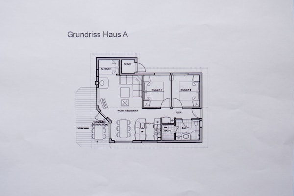 Foto van Baltic Nature Lodge voor 6 personen - Vakantiehuis in Großenbrode - FloorPlan