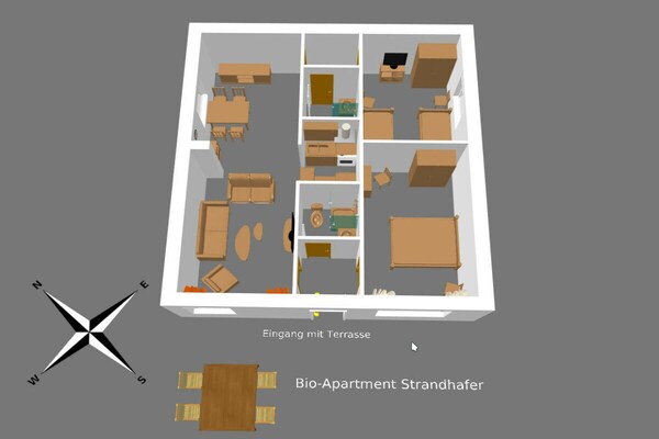 Foto van Biologisch appartement strandgras - Vakantiehuis in St. Peter-Ording - Untagged
