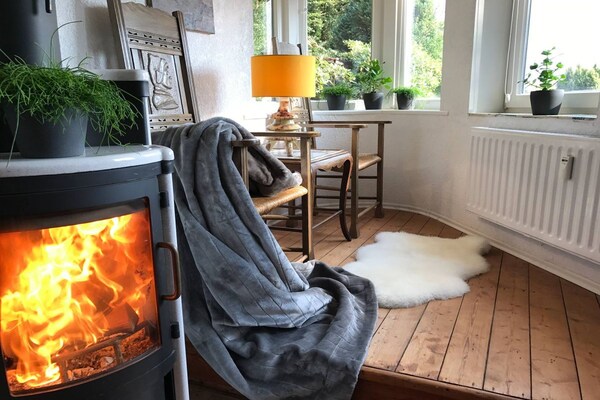 Foto van Bernhard Hoetger in het Willi Ohler-huis - Vakantiehuis in Worpswede - Untagged