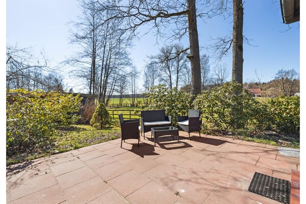 Foto van Ferienwohnung voor vier Personen - Vakantiehuis in Schneverdingen - TerraceBalcony