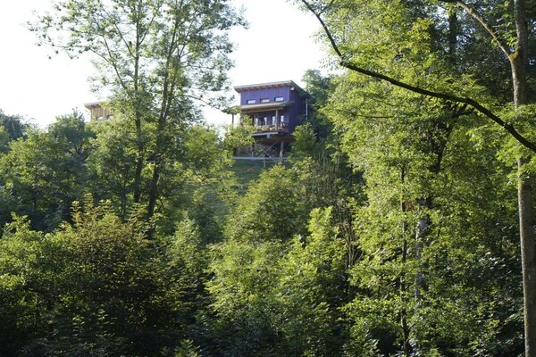 Foto van Blauwe paalwoning - Vakantiehuis in Kösslarn - Untagged
