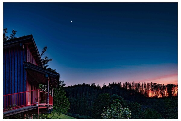 Foto van Blauwe paalwoning - Vakantiehuis in Kösslarn - Untagged