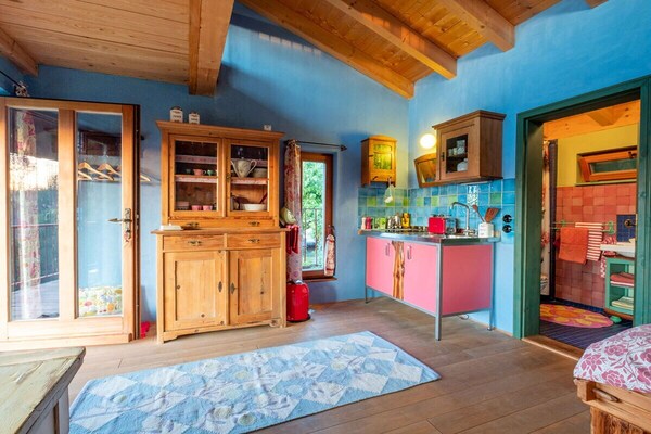 Foto van Blauwe paalwoning - Vakantiehuis in Kösslarn - Untagged