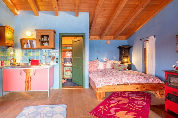 Foto van Blauwe paalwoning - Vakantiehuis in Kösslarn - Untagged