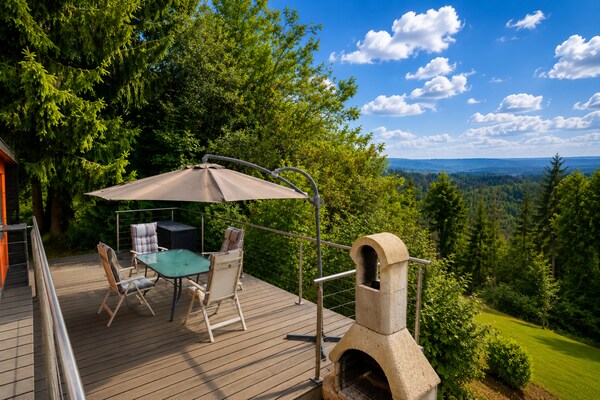 Foto van Ski- en wandelvakantie in het bos in Adlerblick - Vakantiehuis in Schnett - TerraceBalcony