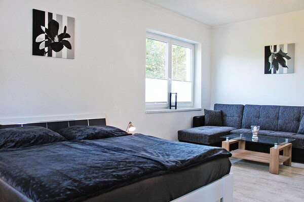 Foto van Rijtjeshuis met uitzicht op het meer, Sommersdorf - Vakantiehuis in Sommersdorf - BedRoom