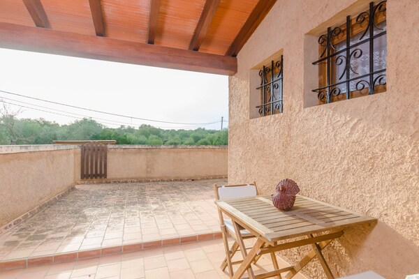 Foto van Landhuis in Santanyí met privézwembad - Vakantiehuis in Campos, Illes Balears - TerraceBalcony