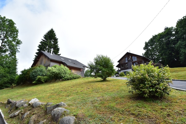Foto van Gezellig chalet in Liézey met uitzicht - Vakantiehuis in Liezey - ExteriorSummer