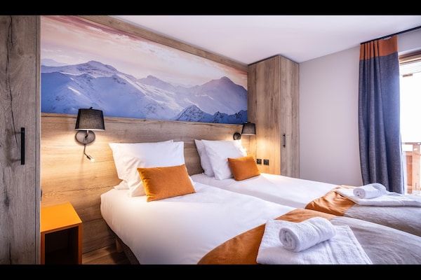 Foto van Appartement in Risoul met Ski-In/Ski-Out - Vakantiehuis in RISOUL - BedRoom