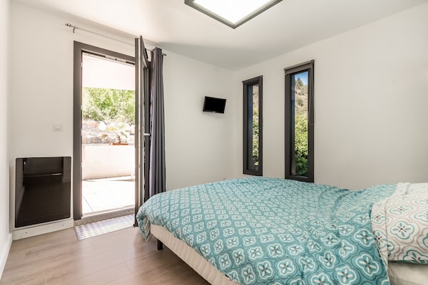 Foto van Elegante villa met privézwembad - Vakantiehuis in Les Vans - BedRoom