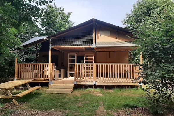 Foto van Houten 8-persoons vakantietent - Vakantiehuis in Signy-l’Abbaye - Facilities