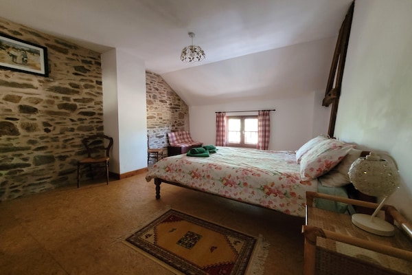 Foto van Authentieke, ruime gîte voor 10 personen - Vakantiehuis in Saint-Saud-Lacoussière - BedRoom