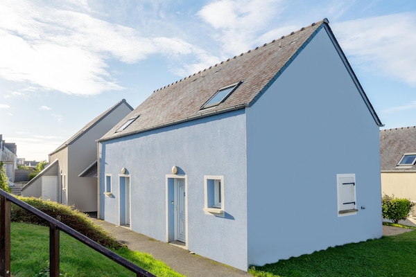 Foto van Bretagne Flat, strand en zwembad - Vakantiehuis in St Nic - ExteriorSummer