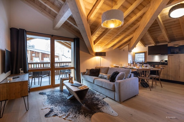 Foto van Appartement in Les Deux Alpes bij Skipistes - Vakantiehuis in Les Deux Alpes - LivingRoom