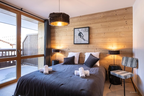 Foto van Appartement in Les Deux Alpes bij Skipistes - Vakantiehuis in Les Deux Alpes - BedRoom