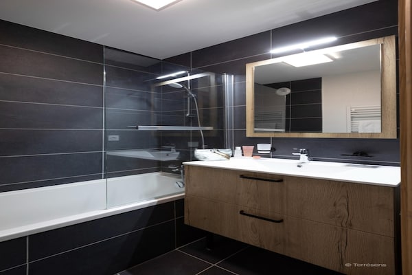 Foto van Appartement in Les Deux Alpes bij Skipistes - Vakantiehuis in Les Deux Alpes - BathRoom