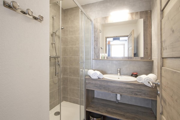 Foto van Appartement in Les Deux Alpes met Alpenzicht - Vakantiehuis in Les 2 Alpes - BathRoom
