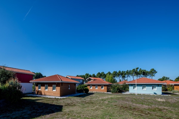 Foto van Bosverblijf voor 4 personen aan het meer - Vakantiehuis in Parentis-en-Born - ExteriorSummer