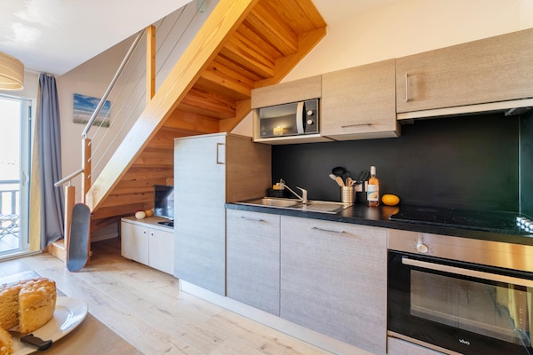 Foto van Familieappartement aan de Atlantische kust - Vakantiehuis in Biscarrosse - Kitchen