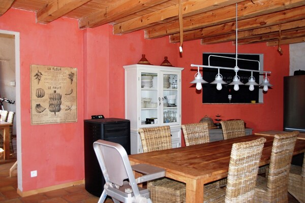 Foto van Familie Kasteel Retreat - Vakantiehuis in Fargues-sur-Ourbise - DiningRoom