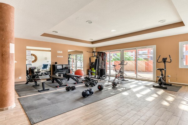 Foto van Argelès-sur-Mer Studio met zwembad - Vakantiehuis in Argeles-sur-mer - gym