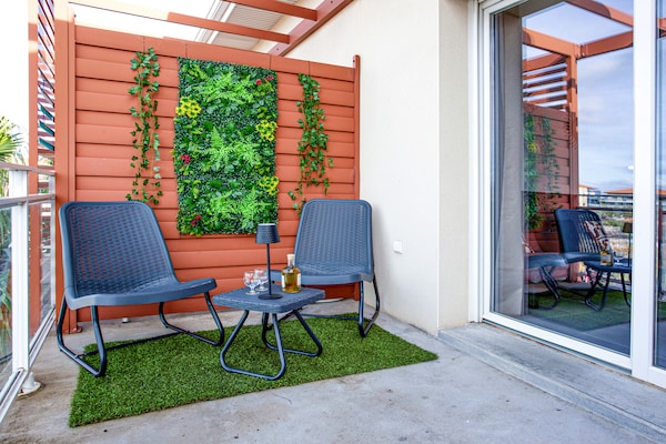 Foto van D. la Massane A N°201 - 2P4 - Vakantiehuis in Argeles sur Mer - TerraceBalcony