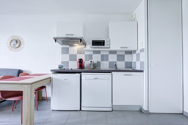 Foto van D. la Massane A N°201 - 2P4 - Vakantiehuis in Argeles sur Mer - Kitchen