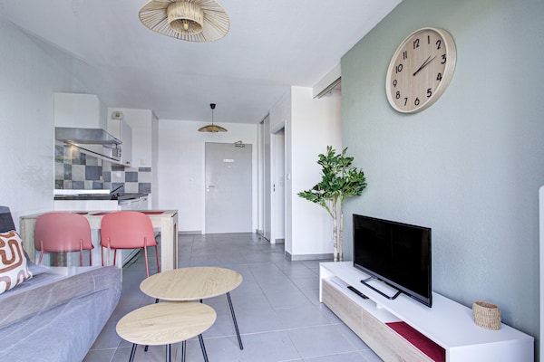 Foto van D. la Massane A N°201 - 2P4 - Vakantiehuis in Argeles sur Mer - LivingRoom