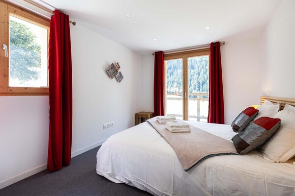 Foto van Chalet in Vanoise met Spa en Uitzicht - Vakantiehuis in Peisey-Nancroix - BedRoom