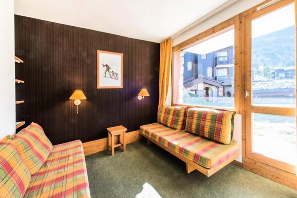 Foto van Studio in Valmorel bij Skiliften & Wandelpaden - Vakantiehuis in Valmorel - LivingRoom