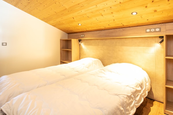 Foto van Chique duplexappartement in Doucy - Vakantiehuis in La Léchère - BedRoom