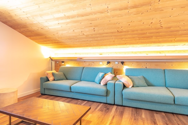 Foto van Chique duplexappartement in Doucy - Vakantiehuis in La Léchère - LivingRoom