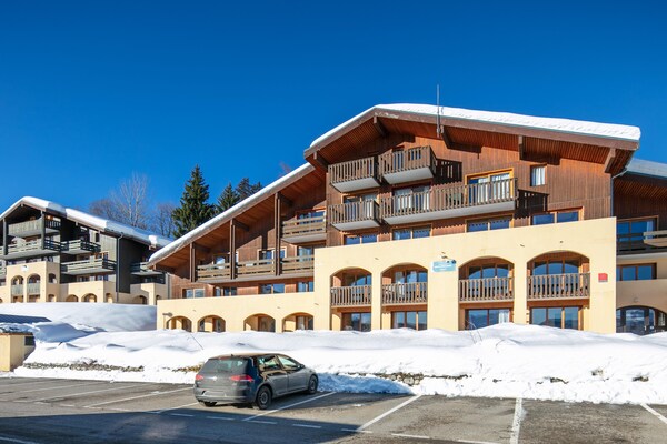 Foto van Chique duplexappartement in Doucy - Vakantiehuis in La Léchère - ExteriorWinter