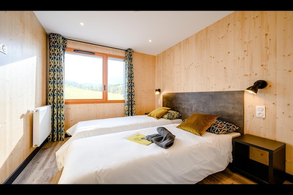 Foto van Appartement in Le Corbier met Spa & Zwembad - Vakantiehuis in Villarembert - BedRoom