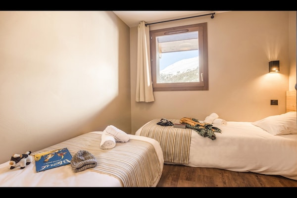 Foto van Appartement in Frankrijk met Spa & Uitzicht - Vakantiehuis in Tignes - BedRoom