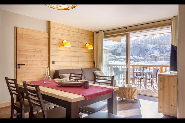 Foto van Appartement in Frankrijk met Spa & Uitzicht - Vakantiehuis in Tignes - DiningRoom