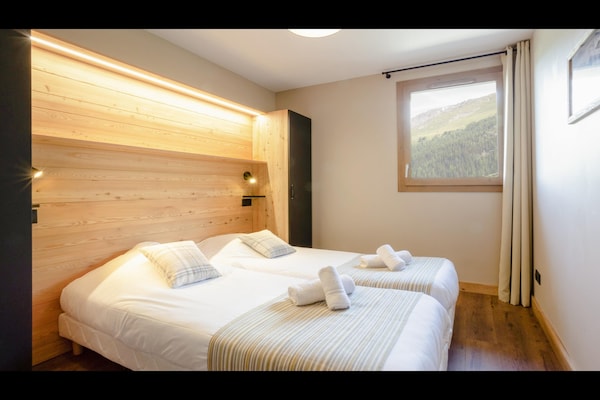Foto van Appartement in Frankrijk met Spa & Uitzicht - Vakantiehuis in Tignes - BedRoom