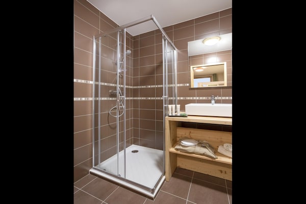 Foto van Appartement in Frankrijk met Spa & Uitzicht - Vakantiehuis in Tignes - BathRoom