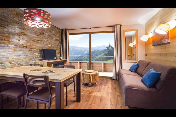 Foto van Appartement in Frankrijk met Spa & Uitzicht - Vakantiehuis in Tignes - LivingRoom