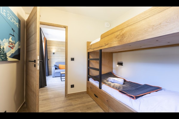 Foto van Appartement in Samoëns met Spa en Zwembad - Vakantiehuis in Samoëns - BedRoom
