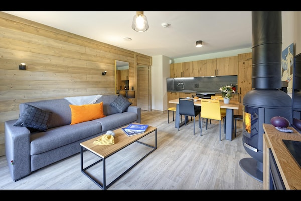 Foto van Appartement in Samoëns met Zwembad & Spa - Vakantiehuis in Samoëns - LivingRoom