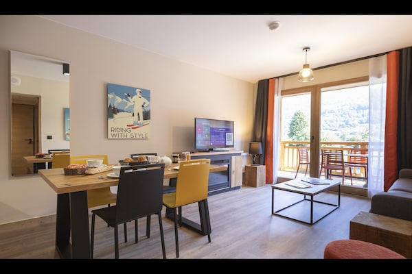 Foto van Appartement in Samoëns met Zwembad & Spa - Vakantiehuis in Samoëns - DiningRoom