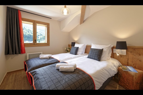 Foto van Appartement in Samoëns met Spa en Zwembad - Vakantiehuis in Samoëns - BedRoom