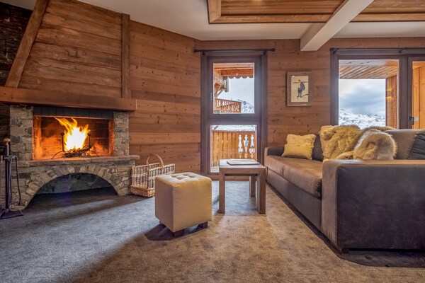 Foto van Appartement met toegang tot het zwembad - Vakantiehuis in Val Thorens - LivingRoom